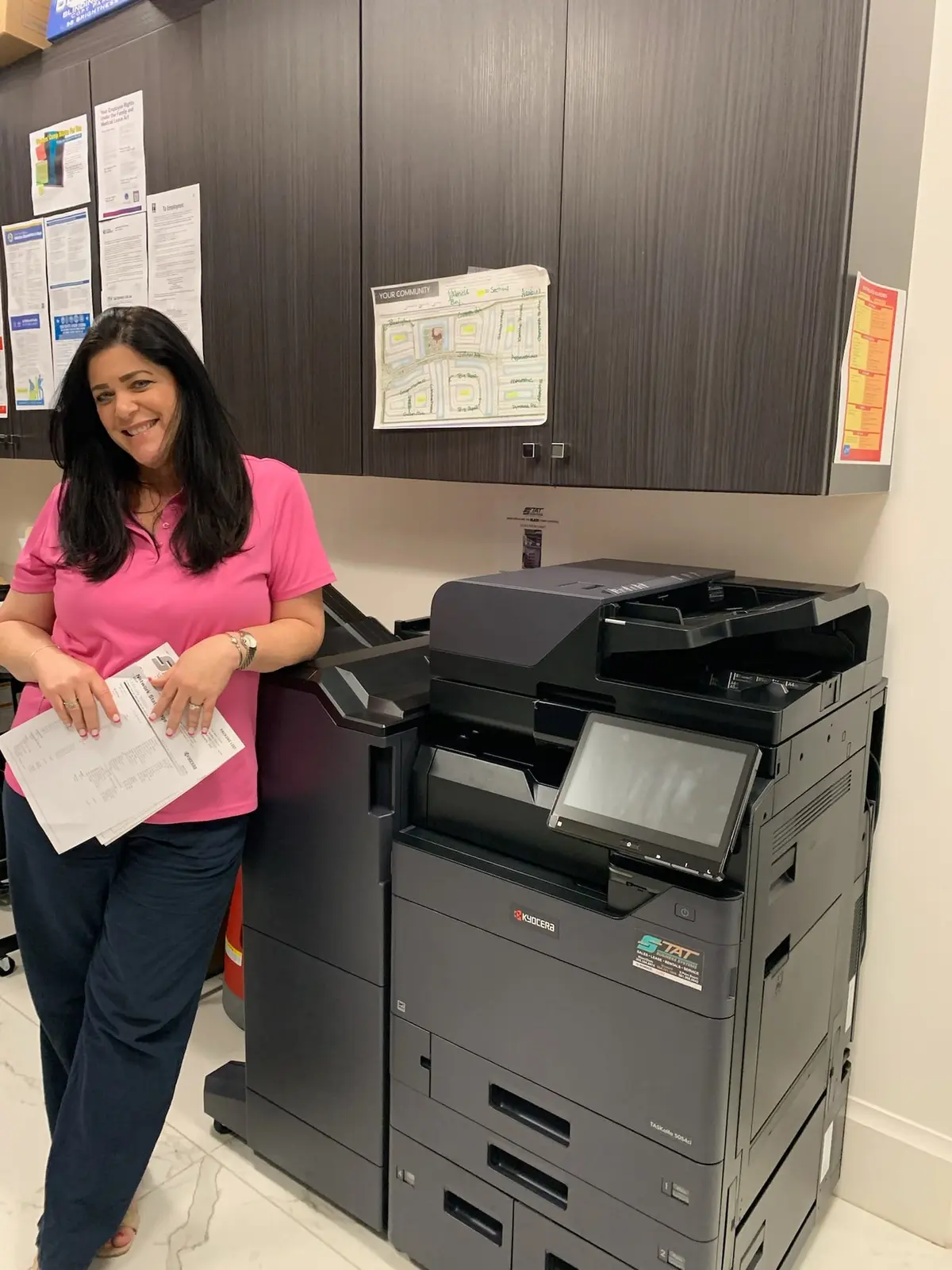 Color multifunction copier installed for a Florida business