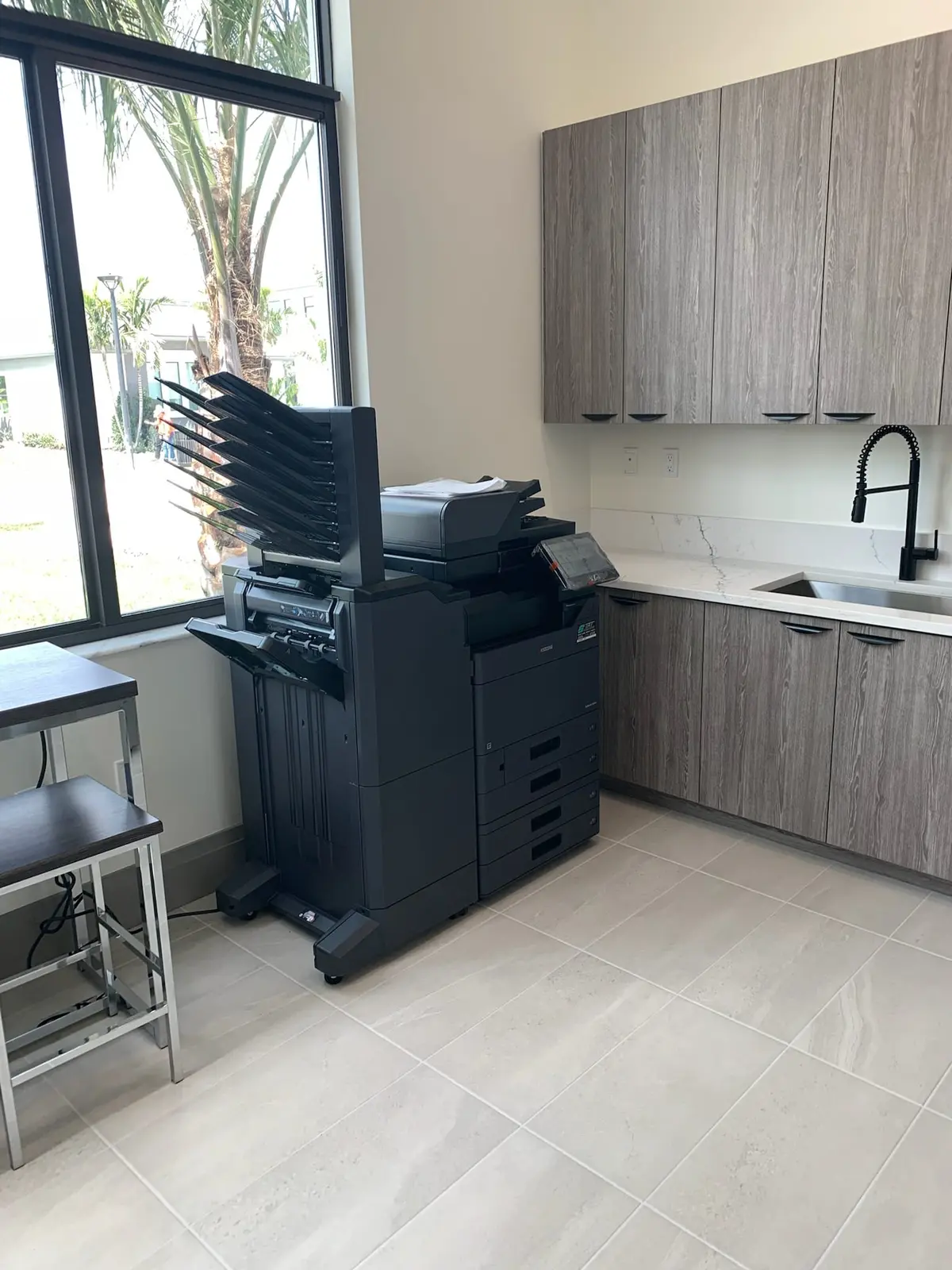Commercial multifunction copier installed in a Broward County office