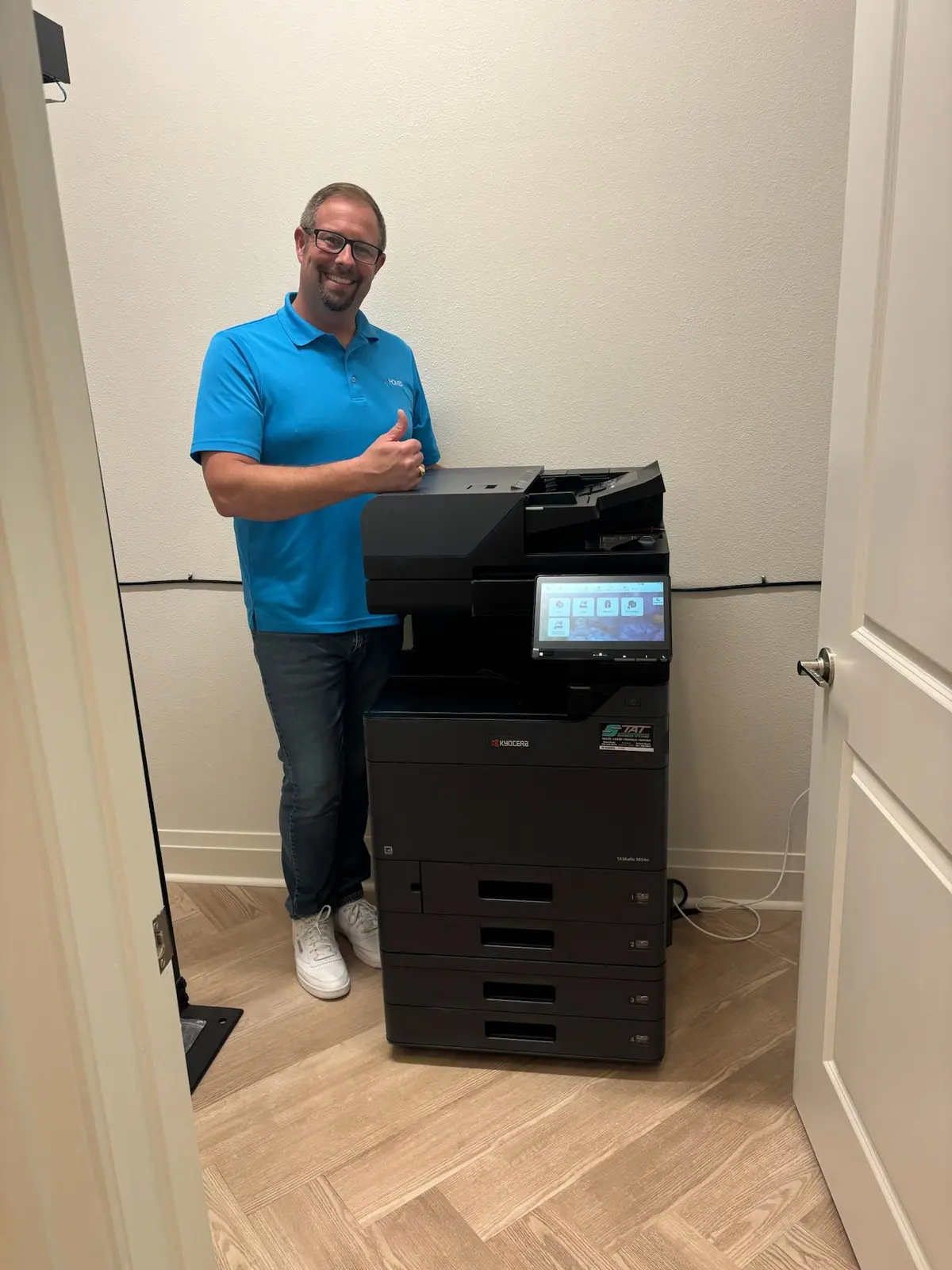 Multiple office printers evaluated for a South Florida printer fleet assessment