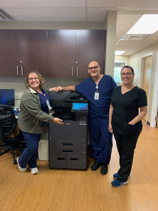 New copier at this professional medical facility in South Florida